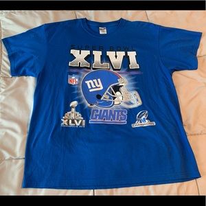New York Giants Super Bowl XLVI Champions XL T-shirt